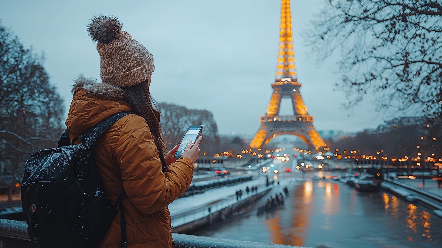 Trip with travel app